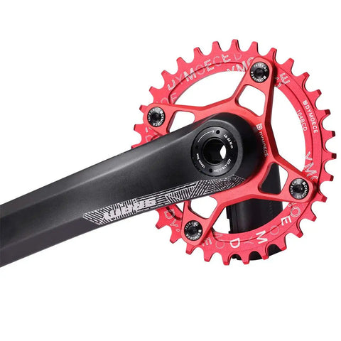 7075 Aluminum Alloy Double Chainring Bolts For Road And MTB Cranksets M8 Bolts with M8 Nuts on red bike crankset