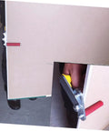 One Pair Heavy Duty Gypsum Board Lifter Designed For No Sweat Handling Of Glass And Ceramic Tile Panels With Adjustable Angles And Slick Grip For Effortless Job Site Moves, featuring ergonomic grips and frame.