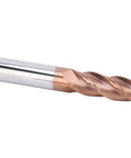 Hard Hitting Tungsten Steel 3 Flute End Mill With 16mm Shank And 16mm Cutting Diameter 100mm Total Length For CNC Machines Burr Free Finish