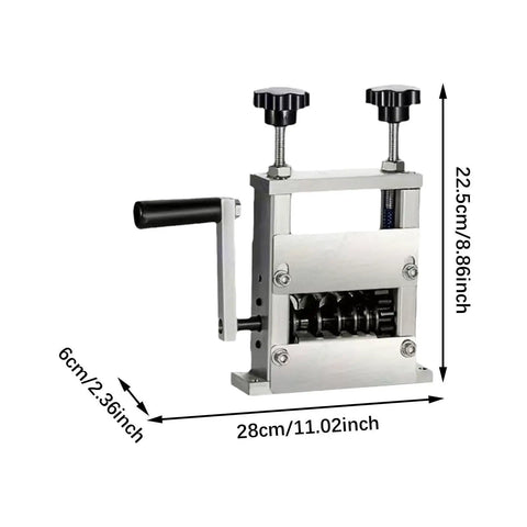 Heavy Duty Manual Wire Stripper Crank Tool For Peeling Aluminum And Electric Cables 1-20Mm, 28x6x22.5cm, sturdy metal design