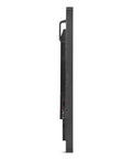 32 Inch LED Digital Signage Display Packing Crisp 1080P Punch And Micro Narrow Bezel side view showcasing ports and controls.