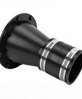 Quick Connect Magnetic Dust Hose Coupler 2.5 Inch With Rubber Cuff For Fast Shop Vac Attachment Woodworking Dust Collector Connector Secure Fit Workshop Setup Ease, black adapter with metal clamp.