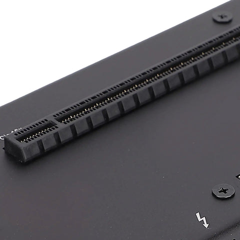 Top Tier External Gpu Enclosure Dock With Thunderbolt 3 And 4 Support Egpu Station For Laptops And Handhelds USB4 PCIE Expansion PCIe 16X bay view.