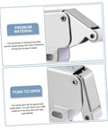 Close-up of 24 Pack Cabinet Door Kit Push In Latches For Cabinets Drawers And Wardrobes Keyless Spring Loaded Touch Release