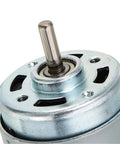 Close-up of 775 Dc Motor 12V 10000 RPM With Double Ball Bearing For Beefy Torque 150W Low Noise High Power Electronic Component