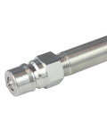 Badass Heavy Duty Half Inch Female Npt Quick Disconnect Coupler Set With 304 Stainless Steel Body And Fluorine Rubber Seals Built Tough For 1500 Psi Hydraulic Systems Featuring Rock Solid Rust Free Connectors And Zero Fuss Straight Shooting Action.