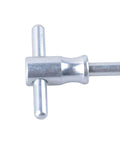 Close-up of Blind Hole Collet Bearing Puller Set With Slide Hammer, showing T-handle and metal finish, part of 9 piece inner bearing extractor kit.