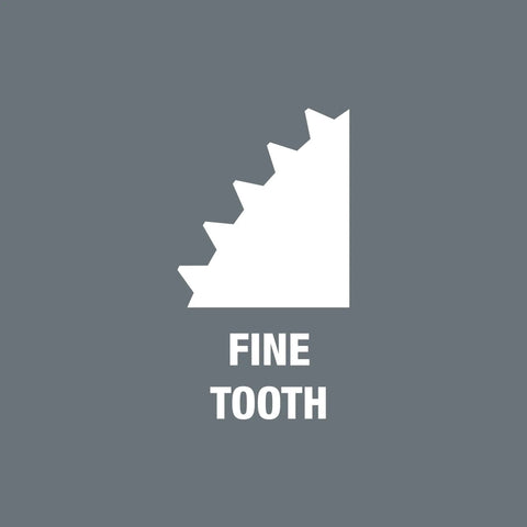Fine tooth ratchet graphic for the Ratcheting 7 Pc Screwdriver Set With 1 Quarter Inch Drive, 50 Nm Max Torque, Heavy Duty DIY Pro Jobs.