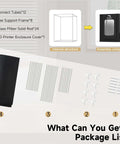 Package list for Big Ol 3D Printer Enclosure With Stable Temperature Fireproof And Dustproof Protective Cover 480x600x720mm