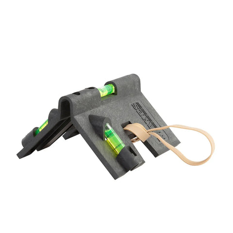 Hands Free Magnetic Post Level 5 Inch With 3 Acrylic Vials showing elastic strap and polymer construction
