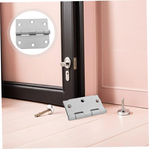 Heavy Duty Stainless Steel Door Hinges For Wood Interior Doors Featuring Built Tough Design And Zero Hassle Mounting for installation.