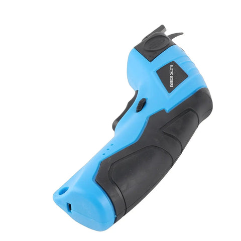 Cordless Electric Scissors For Fabric Leather Cardboard Compact Lightweight Handheld Cutter With Precise Thread Tracing Jam Free Cutting Ergonomic Craft Tool For DIY Sewing And Home Projects, blue