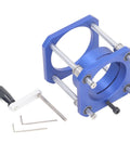 Heavy Duty Router Table Lift Kit For Woodwork, 0 To 54 Mm Slick Fine Tuning, Bulletproof Aluminum Build, components including wrench and handle.