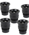 Five Pack 570 Series MPR Plus 15 Foot Full Nozzle With Screen Black Replacement Nozzles For Sprinkler Heads, Smooth Flow Control