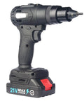 Killer 21V Brushless Electric Cordless Ram Gun And Blind Rivet Nut Tool with lithium battery and ergonomic design.