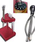 Pro Grade Watchmaker Hand Presser Lifter Tool Set With 7 Plastic Tips For Pressing, Lifting And Removing Watch Hands Without Scratching Dials