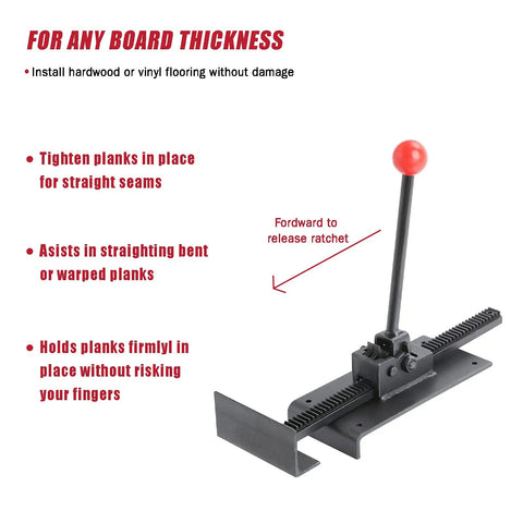 Hardwood Flooring Jack Positioning Tool For Easy Installations And Tight Fits Pull Or Push Floorboards Smoothly Durable Steel