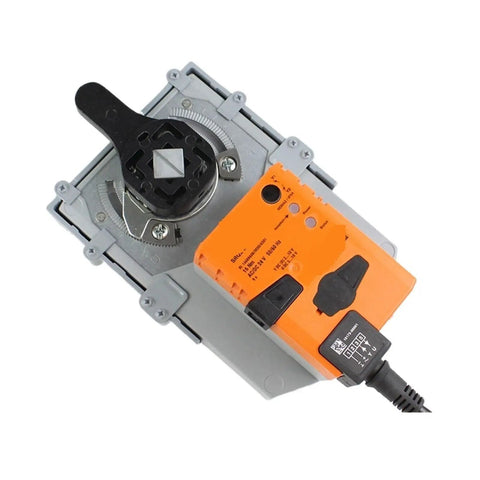 Heavy Duty 16Nm Rotary Actuator For Ventilation Systems Smooth As Butter Hvac Damper Controller Ac Dc 24 Volt Motor top view