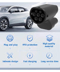 EV Charging Adapter CCS Combo 2 To Type 2 Converter Plug And Play with IP55 protection and high quality materials