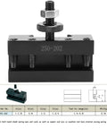 Lathe Tool Holder For Aluminum Alloy Turning Tool Holder One Quarter To Five Eighths Inch Range Pro Precision Easy Install Turning Machines And Workshop Use Rugged Construction For Stable Clamping And Easy Mounting In Busy Shops Or Home Workshops., black 250-202 lathe tool holder with 1/4-5/8 in tool range