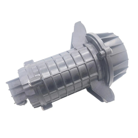 Auto Brake Vacuum Pump Assembly Direct Swap Replacement For Hyundai Sonata And Optima Fits Oem 59200C1000 detailed view of aluminum casing.