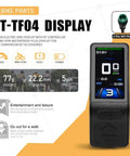 Mini Color TFT LCD Display For E Bike With Waterproof Connector, showing speed and ride metrics, KT-TF04 model