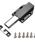 Heavy Duty Magnetic Touch Latch Kit For Cabinets And Drawers, Hands Free Open, handleless door hardware with screws