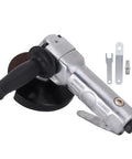 Badass 4 Inch Pneumatic Angle Grinder And Polisher Tool 11000 Rpm High Speed Air Sander with sanding disc and tools.