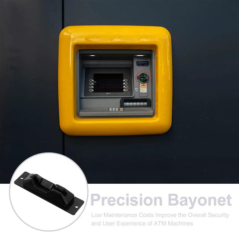 ATM Card Slot Replacement Part For Bank Teller Machines Pro Grade ABS Material Precision Exit Path High Security Easy Install Seamless Card In And Out Low Maintenance Card Dispenser Upgrade black ATM slot installed on ATM front panel