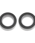 Two Pack 17287-2RS Deep Groove Ball Bearings 17x28x7mm Steel With Black Sealed Covers For Cycling MTB Mountain Road Bikes