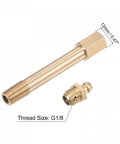 Brass Straight Grease Fitting G1 8 Thread 80mm Length For Hydraulic Lubrication Tools Heavy Duty Built Tough Rust Resistant
