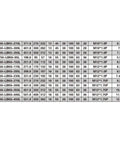 Chart displaying dimensions and specifications for Pro Grade Cnc Rough Boring Collet With Bt50 Fitment.