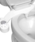 Dual Stream Fresh Water Bidet Toilet Seat Attachment Non Electric For Elongated Seats Easy Install Clean Your Front And Back