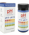 Easy To Use 0 To 14 pH Soil Test Strips Kit For Indoor And Outdoor Gardens, Fast And Accurate Soil Testing Paper, bottle and box