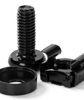 50 Pack M6 x 16mm Rack Mount Cage Nuts Screws and Washers for 19 Inch Server Racks and Network Cabinets in black finish