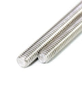 Stainless Steel Pro Grade Fully Threaded Rod Three Eighths Inch 16 TPI UNC 48 Inch Length Right Hand Threads Four Pack For Quick Mounts Anchoring