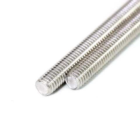 Stainless Steel Pro Grade Fully Threaded Rod Three Eighths Inch 16 TPI UNC 48 Inch Length Right Hand Threads Four Pack For Quick Mounts Anchoring