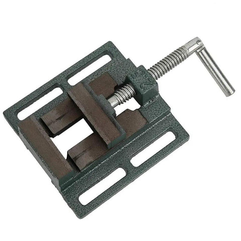 2.5In Lock Down Vise With Heightened Widened Jaws For Max Clamping Force And Stable Workholding On Milling Drilling Machines.