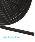 Kick Those Stubborn Drafts With Heavy Duty Foam Seal Tape For Doors And Windows Soundproof Weather Stripping Single Sided Cushioned Gap Filler Blocks Chill Air And Hiss 3 8 By 3 16 2 Rolls - Black foam tape roll.