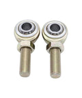 Set Of Two Badass Heavy Duty Left Hand Thread Rod End Heim Joints With Jam Nuts 1/2 20, steel for steering suspension.