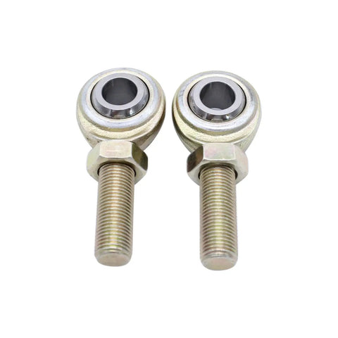 Set Of Two Badass Heavy Duty Left Hand Thread Rod End Heim Joints With Jam Nuts 1/2 20, steel for steering suspension.