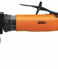 Pro Shop Grade 20000 Rpm Air Die Grinder With One Quarter Inch Collet And Snappy Lever Throttle, right angle, orange grip.