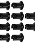 Rock Solid Heavy Duty Stainless Steel Dzus Quarter Turn Fasteners With 0.500 Inch Grip And Seven Sixteenths Inch Black Button Heads Built Tough For Custom Vehicles 10 Pack, black button heads