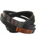 Two Pack Raw Edge Cogged V Strap Drive Conveyor Belt With Rubber Teeth, 17X drive belts shown coiled