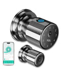 Big Time Smart Door Knobs Deliver Lightning Fast 0.3 Second Fingerprint Login And App Controlled Keyless Entry Automated Deadbolt Lock