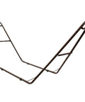 Heavy Duty Outdoor Hammock Stand For 9 To 14 Foot Hammocks, Bronze Finish, 550 Pound Capacity, side view of frame