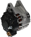 12V 90A Alternator Replacement For Hyundai Accent 03 09 Tiburon 04 07 Tucson 06 09 Kia Rio 06 09 Spectra 04 06 Sportage 05 10 CW Rotation PMA Unit With No Hassle Install And Reliable Output For Multiple Models, side view