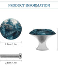 Round Cabinet Knobs With Screws For Dresser Kitchen And Bathroom Stainless Steel Durable Hardware Anti Rust And Anti Corrosion For Drawers And Cabinets Asian Style Finish Easy Install Long Lasting, 2.8cm, 1.1in