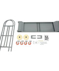 Heavy Duty 2000 Lbs U Boat Dolly With 60.5 Inch Wide Steel Platform Cart For Bulk Goods Transport Q235 Steel Base Sturdy Flatbed Cart For Warehouse Hauling And Cross Facility Moves, parts included