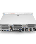 Rock Solid R740Xd Enterprise Server rear view with multiple ports and cooling fans, 2U rack mount design, ready for datacenter performance.